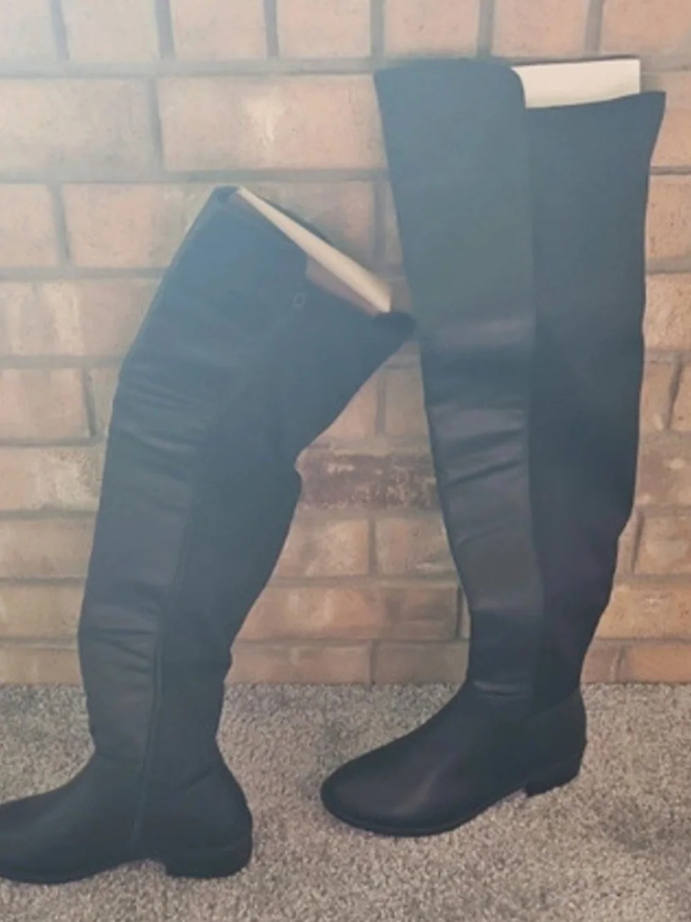 Sperry Black Over-the-Knee Stretch Riding Boots
